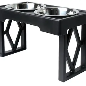 Elevated Dog Bowls Designer Diner 3 Height Adjustable