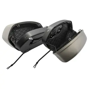 HOGWORKZ® Saddlebag Liners for Harley® Low Rider ST / Sport Glide '18-'24 | Black Stitching