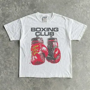 Vingate Boxing Club Graphic Tee – Boxing Gloves Gym Workout Shirt Athletic T-Shirt tiktokshopspringglowup