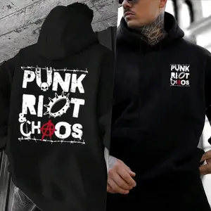 Modern avant-garde skulls and barbed wire Double-sided graphic streetwear Menswear life hoodies,Fashion Pullover Soft Hooded Sweatshirt,It is suitable for spring, winter and fall outfits,Suitable for all occupations