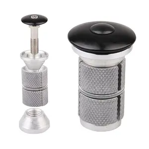 Bicycle Sunflower Road Mountain Bike Fork Upper Tube Expansion Locking Stem Cap, Front Head Stem Bolt, Cycling Accessories