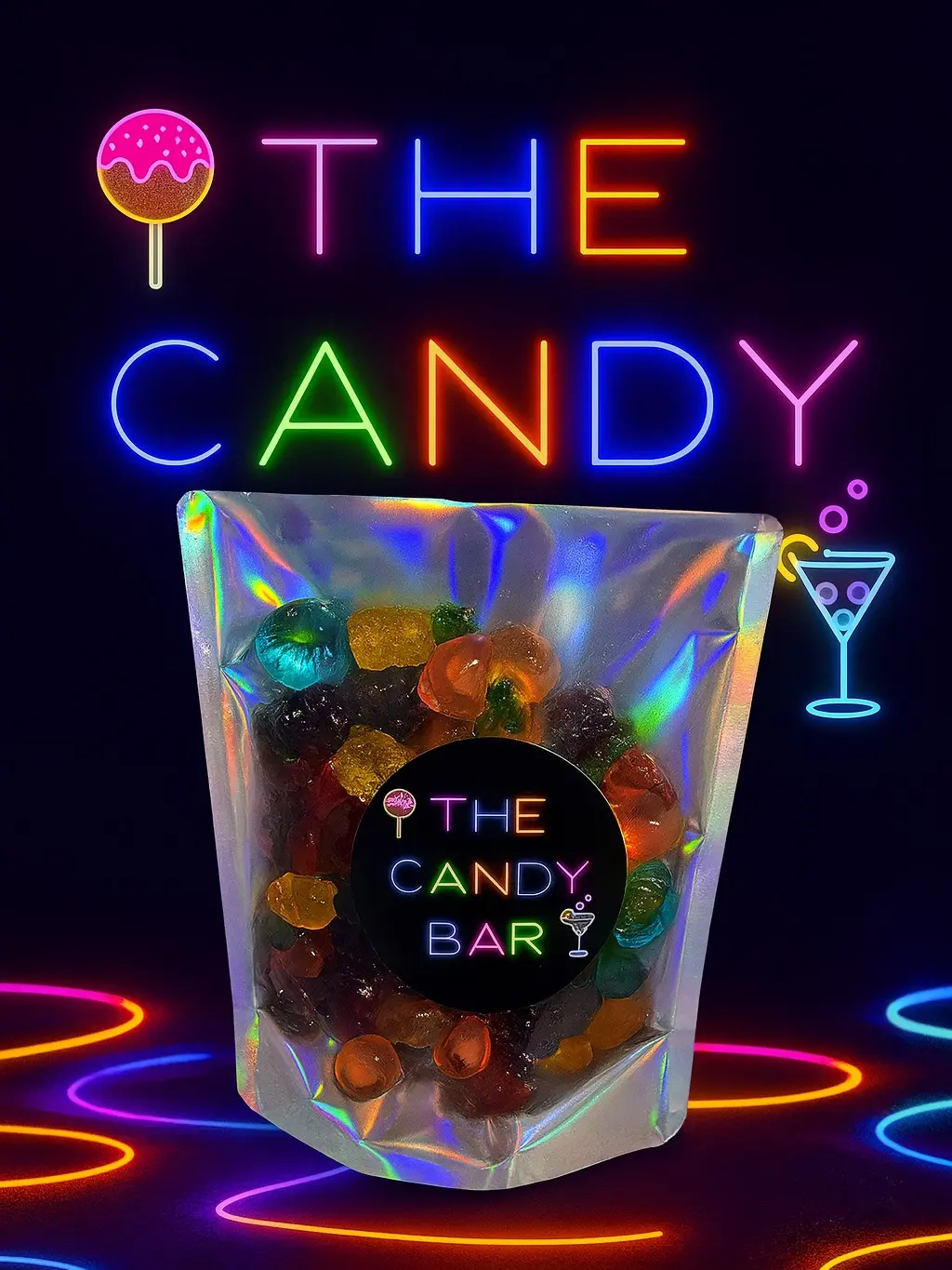 4d All Juice Filled Fruit Salad - Colorful Gummy Fruit Treats for Dessert or Snack Enjoyment