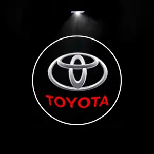 2pcs LED Car Door Projector, Welcome Light Ambient Lighting, Compatible with Toyota Models, Enhance Your Driving Experience