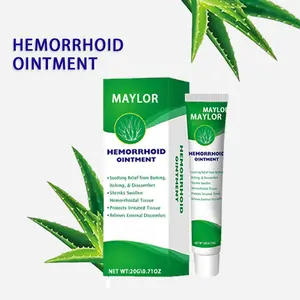 Organic Aloe Hemorrhoid Cream Gel | Fast Relief for Pain, Swelling & Itching | Gentle Soothing Care for Sensitive Skin & Natural Healing, Suitable For All Skin Moisturizing