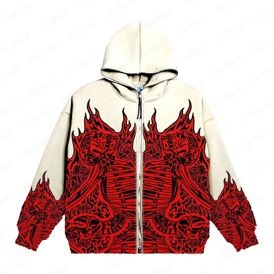 Y2K Gothic Punk Hoodies Y2K Gothic Punk Hoodies