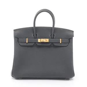 Pre-owned HERMÈS Calfskin Shoulder Bags Hermes Birkin25 Togo