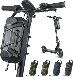 3L Electric Scooter Bag, Waterproof Scooter Storage Bag with Multicolor Drawstrings, 3L Large Capacity Scooters Handlebar Bag, Compatible with Scooters, Bikes, Segway Ninebot and NIU