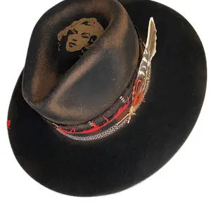 “Monroe” Wide Brim Fedora