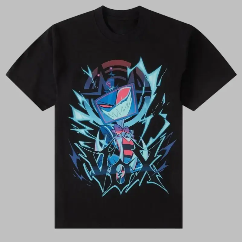 Hazbin Hotel Vox Solo Metal Tee Unisex Short Sleeve Shirt Xmas Gift