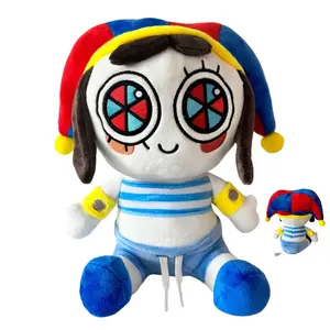 Pomni The Amazing Digital Circus Plush, 10.6 Inch Cute Soft Swimwear Pomni Stuffed Toy, Collectible Gift for Fans & Kids