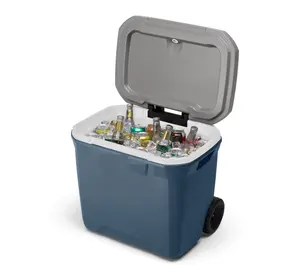316 Series 60QT Hardside Cooler Lakeside Blue Holds up to 94 Cans Portable Ice Chest for Outdoor Events
