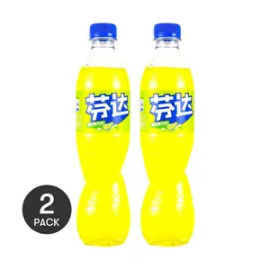 FANTA China Lime Flavor Soda 500ml  Each Pack of 2 - Refreshing Carbonated Drink