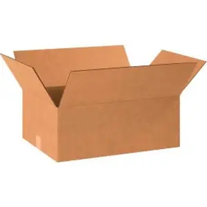 Global Industrial B1638723 Cardboard Corrugated Boxes - 16 x 12 x 7 in., Kraft - Pack of 25