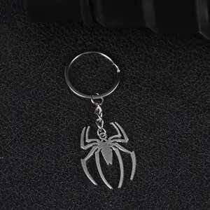DIY Animal Keychain For Women Men Spider Hollow Pendant Cute Accessories Keychain Charms Jewelry Gifts  2019