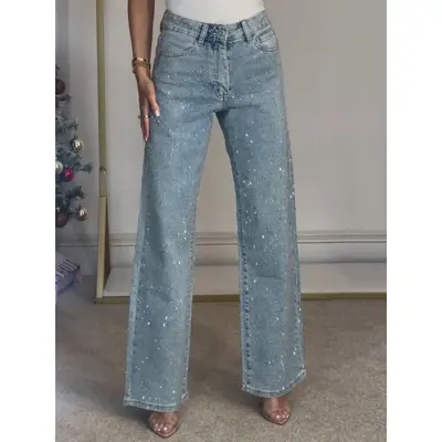 Kylie Jenner Tight Blue Jean TikTok Shop
