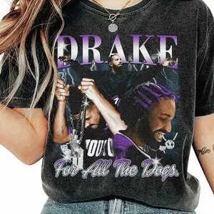 Drake For All The Dogs Shirt, Graphic Drake Bootleg Album, Hiphop Vintage Rap Tee Gift Unisex T-Shirt