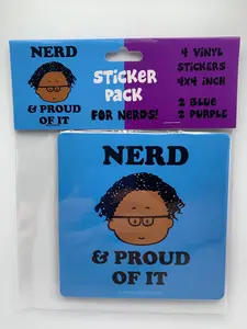 Sticker Pack Nerd and Proud Of It (Wanda)