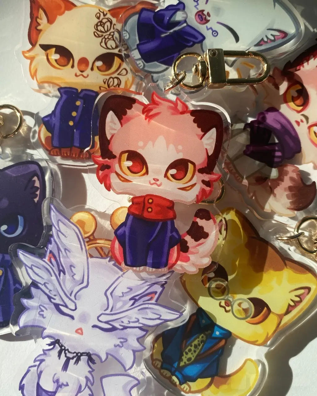 Jujutsu Kittens! Acrylic Keychains || JJK Anime Inspired