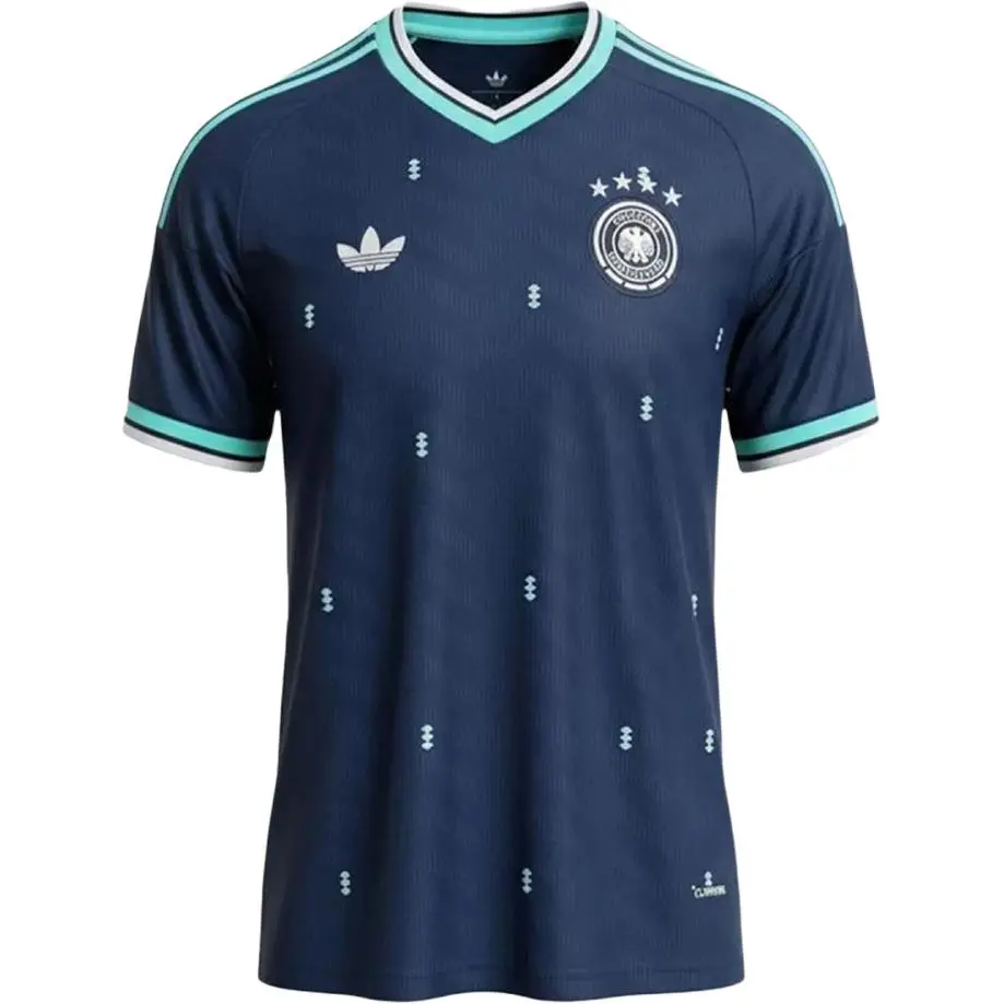 Adidas Official 2026 Germany Away Shirt for Men, Breathable & Lightweight Jerseys for Soccer, Regular Fit Fan Wear in Collegiate Navy