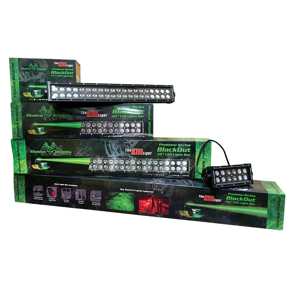 Kill Light Predator Series GEN 2 Blackout LED Light Bar-CLEARANCE ITEM