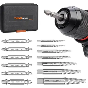 13Pcs Damaged Screw Extractor Set, Easy Out Bolt Extractor Set, Remover for Damaged, Broken, Rusted, Small Stripped Screws,, Nuts