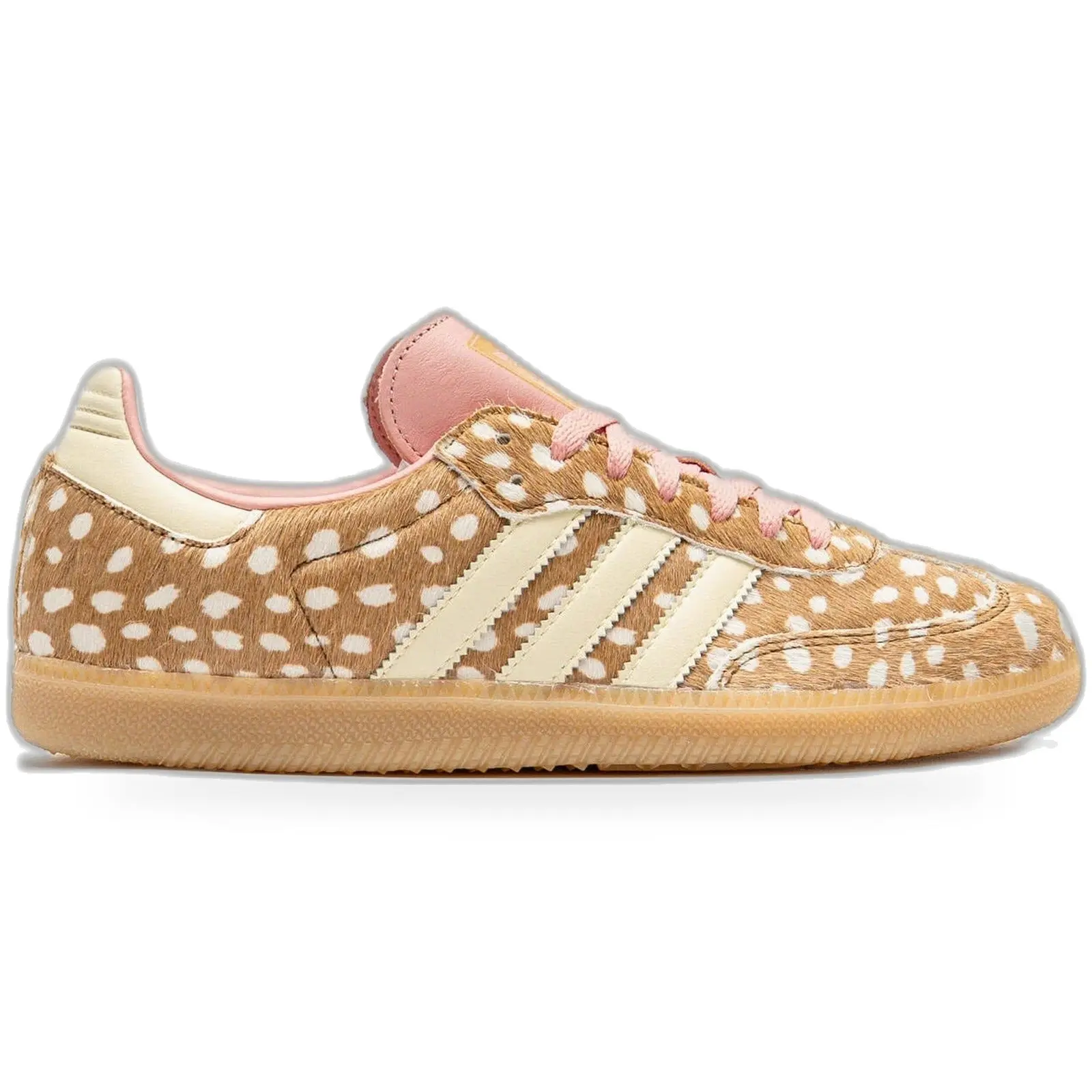 Adidas Samba OG Bambi Brown Desert Women's Sneaker Brown Tan Deer Print Athletic Walking Shoe Fashion Trainer