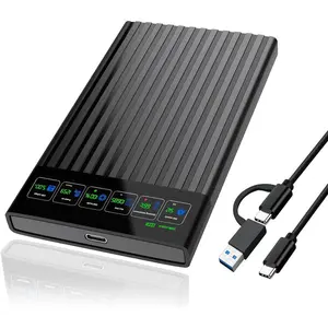 Portable External Hard Drive with LCD Display HD Screen USB3.1/3.2 Type C HDD Storage for PC, Desktop, Laptop, Mac OS, Xbox One, PS4, PS5