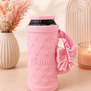 Personalized Can Holder with Handle | Custom Name | Includes Lid & Can Opener