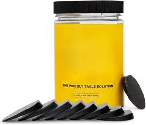 - Black Restaurant   30 Shim Wedges  Furniture Levelers Restaurant Shims, Home Imvement DIY Levelers - Rubber Type Texture, Firm, Non-Slip, Doors, and More