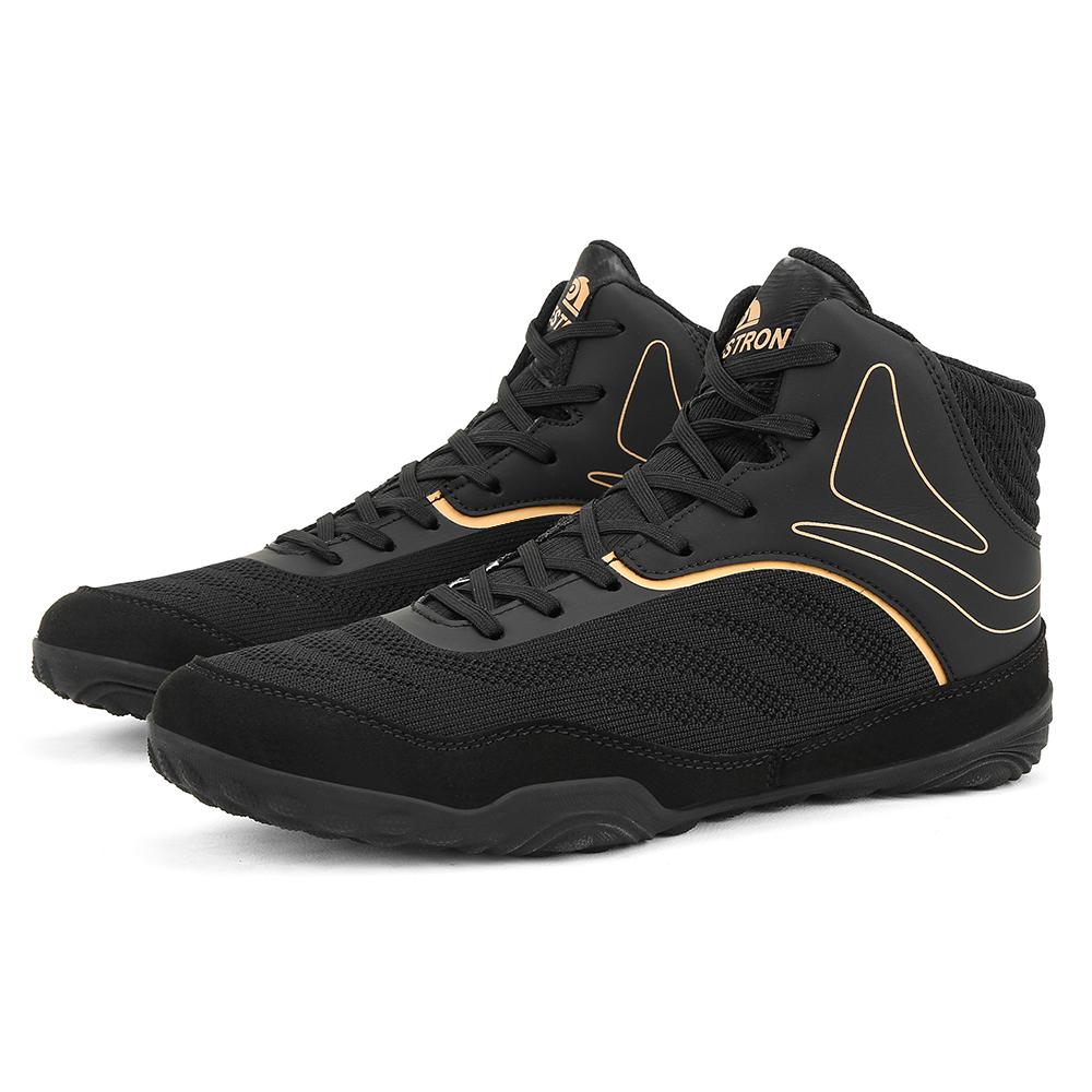 Men's Fashion Wrestling Shoes - Breathable Mesh Martial Arts Shoes, Non-Slip Casual Sports Fighting Footwear