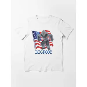 Copy of Bigfoot American Flag Essential T-Shirt