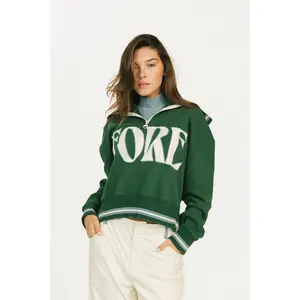 Harvard Half Zip - Green