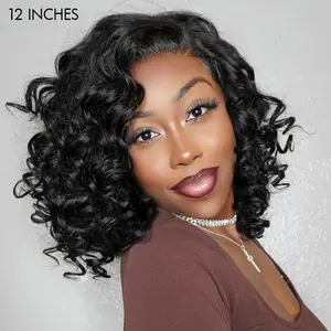 [LIVE]LUVME Hair Mature Bouncy Left C Part Loose Wave Glueless Minimalist HD Lace Wig Ready To Go
