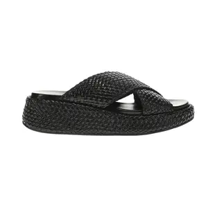 Seychelles Womens Key West Platform Casual Sandals Casual Low Heel 1-2" - Black