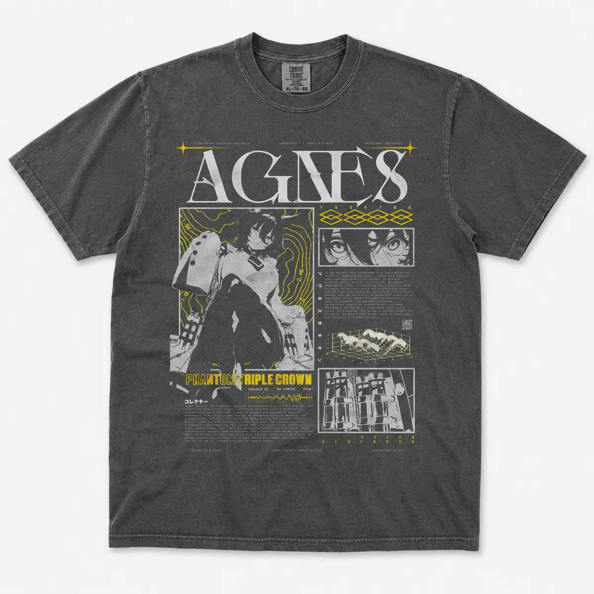 Uma Musume Agnes Tachyon Streetwear T-Shirt, Anime Graphic Tee, Racing Horse Girl Apparel,  Anime Fan Gift, Gift for Gamer