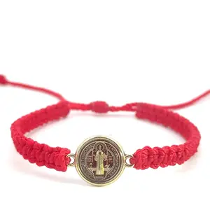 St Benedict Red Handmade Bracelet