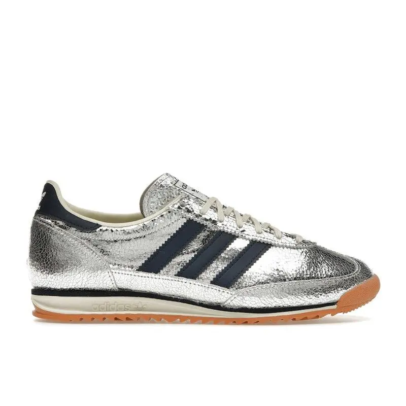 adidas Women's SL 72 OG Silver Metallic Collegiate Navy Running Shoes, from StockX