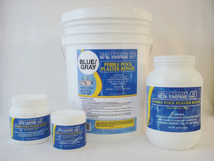 E-Z Patch EZP-1451 3 lbs Caribbean Blue Mini Pebble Plaster - TikTok Shop