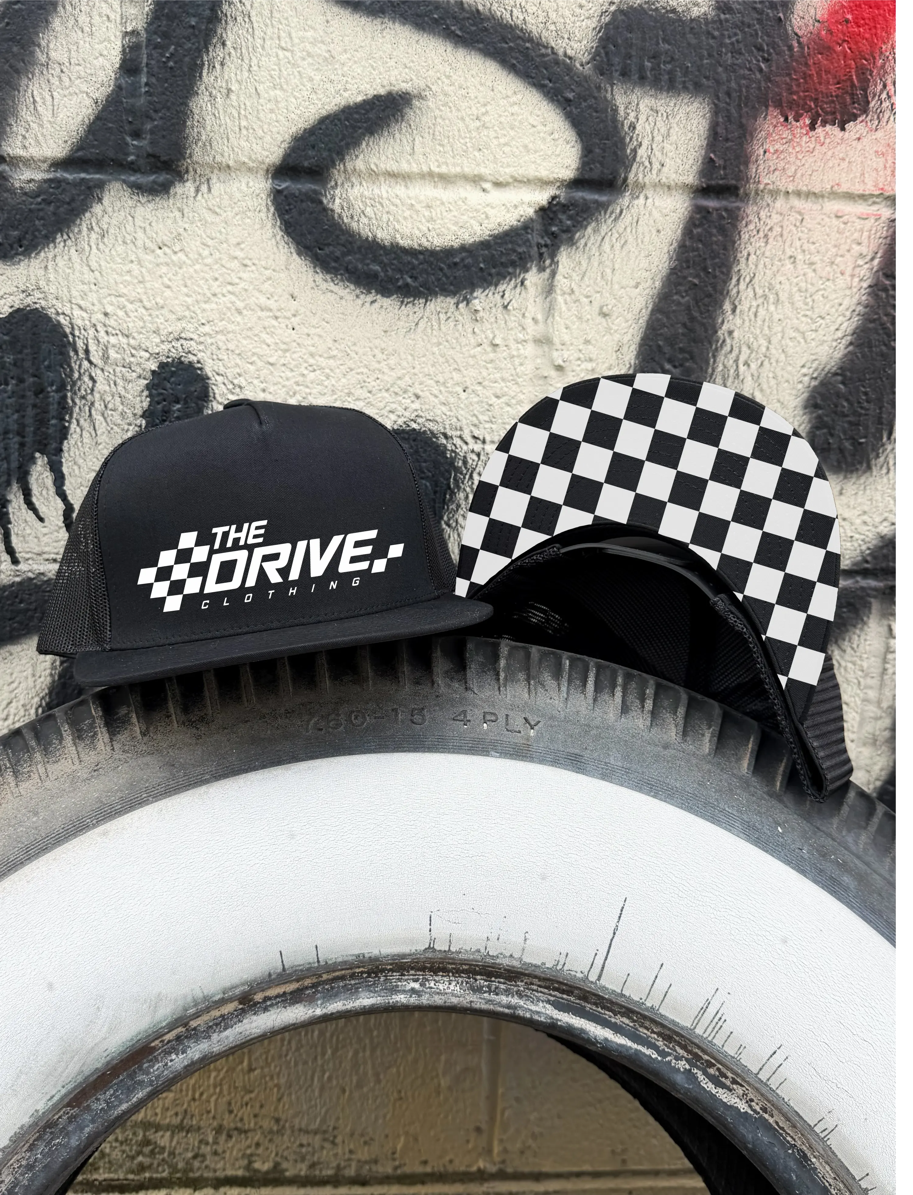 TDC CHECKERED UNDERBILL FLAT BILL HAT