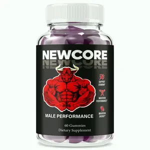 NewCore Gummies for Men, NewCore Advanced Male Health Support 60ct Healthcare Supplement Fitness Edible Vitamin