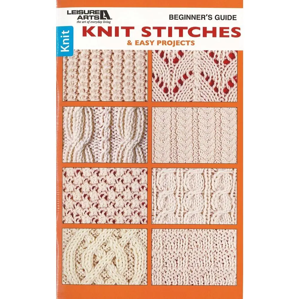 USED Book - Beginner Guide to Knit Stitches & Easy Projects (Leisure Arts #75003) by Leisure Arts (Paperback) - english
