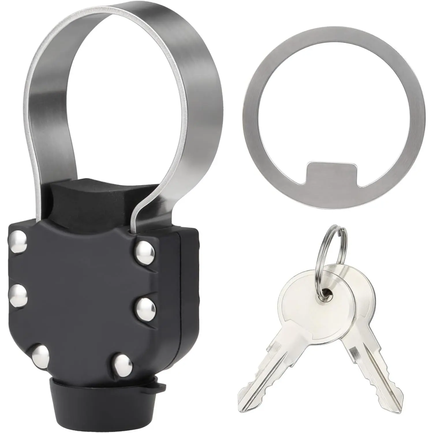 Universal Tailgate Lock for Trucks, Tailgate Anti-Theft Lock Fit for Toyota Tacoma, Quick Install with Keys, Tailgate Security Accessory