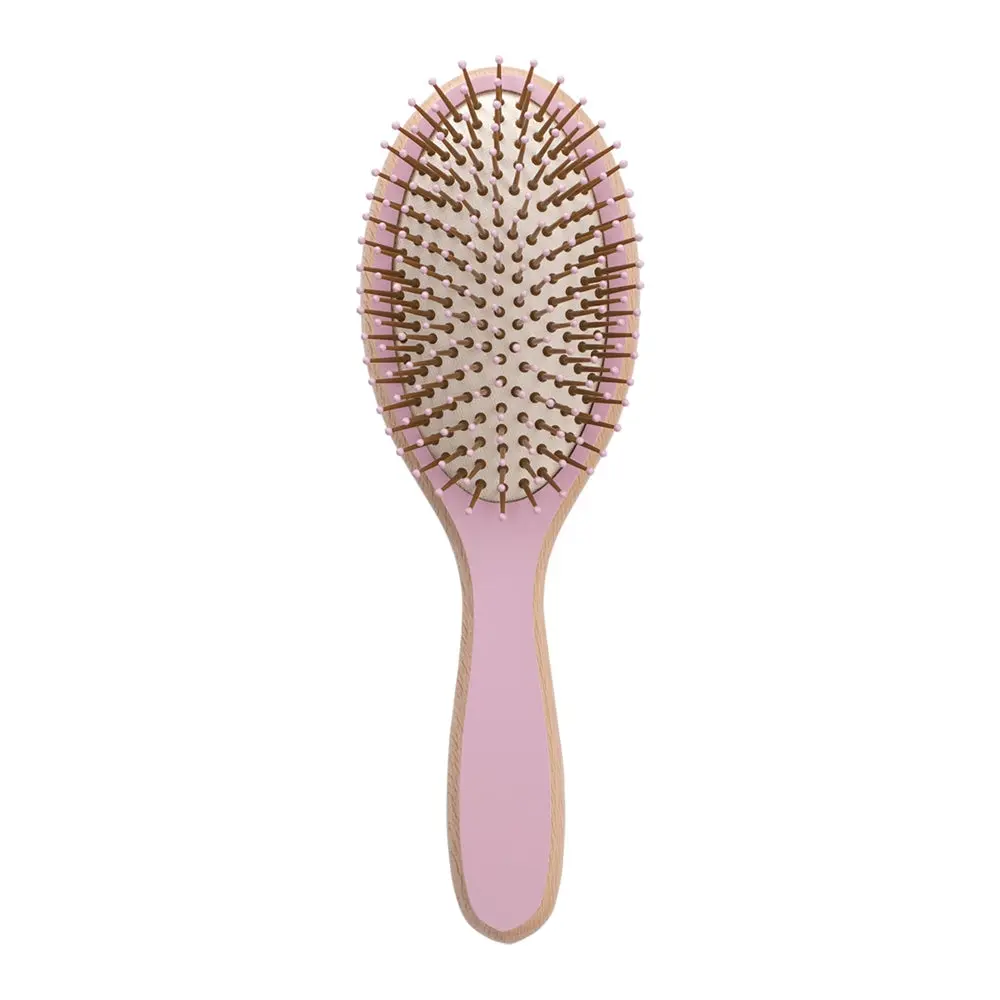 Cricket Beauty Tools Blondie Paddle Brush, Detangler with Beechwood Handle for Hair Growth & Scalp Massage, Nylon Bristles for Coily & Straight Hair, All Hair Types