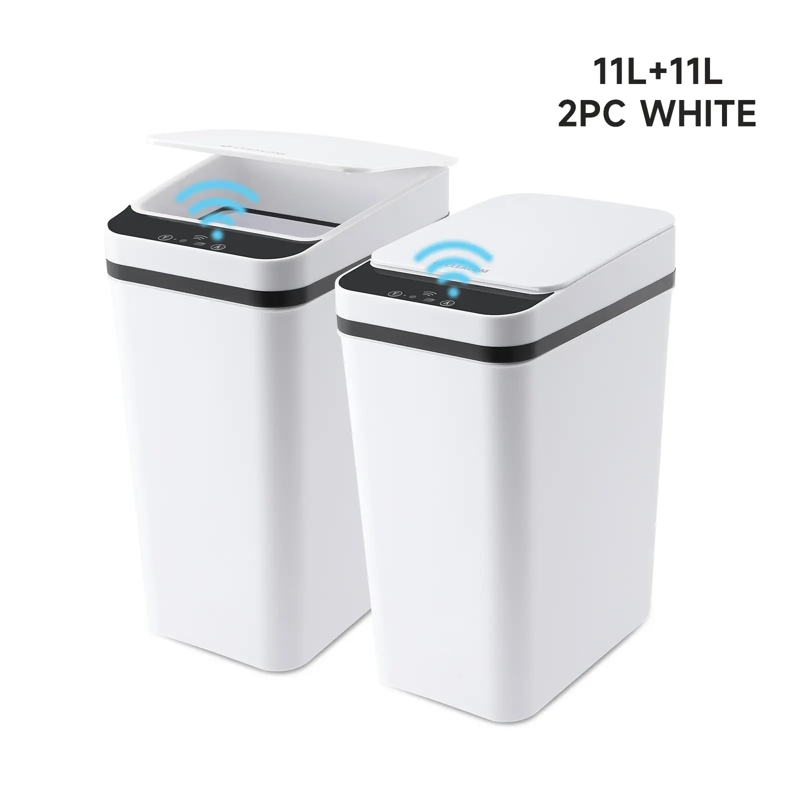 2 Pack 2.2 Gallon White