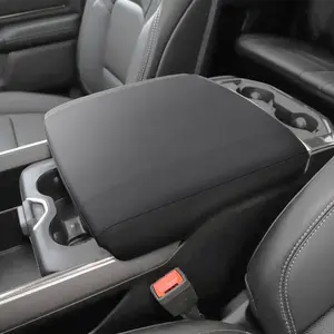 PIMCAR Dodge RAM Center Console Cover, 2019-2024 2025 RAM 1500 2500 3500 Accessories Neoprene Armrest Cover Soft Cozy Protector Interior (Bucket Seat Only) PIMCAR