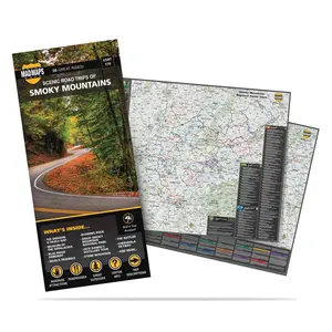 Smoky Mountains: 36 Scenic Road Trips on One Map