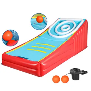 Giant Inflatable Arcade Game for Kids and Adults, 11 Feet Long, Includes Balls and  Air Pump, Indoor and Outdoor Family Fun Toy