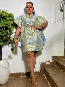 ROYAL MINI BUBU (LEMON GREEN/POWDER BLUE)