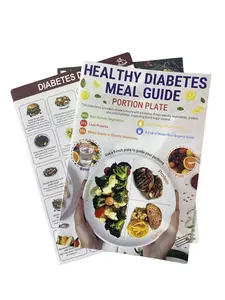 3 Pack Laminated Diabetic Food List Chart, Meal Planner for Type 1, Type 2 & Pre-Diabetes, Glycemic Index Reference & Easy Healthy Diet Recipes for Newly Diagnosed