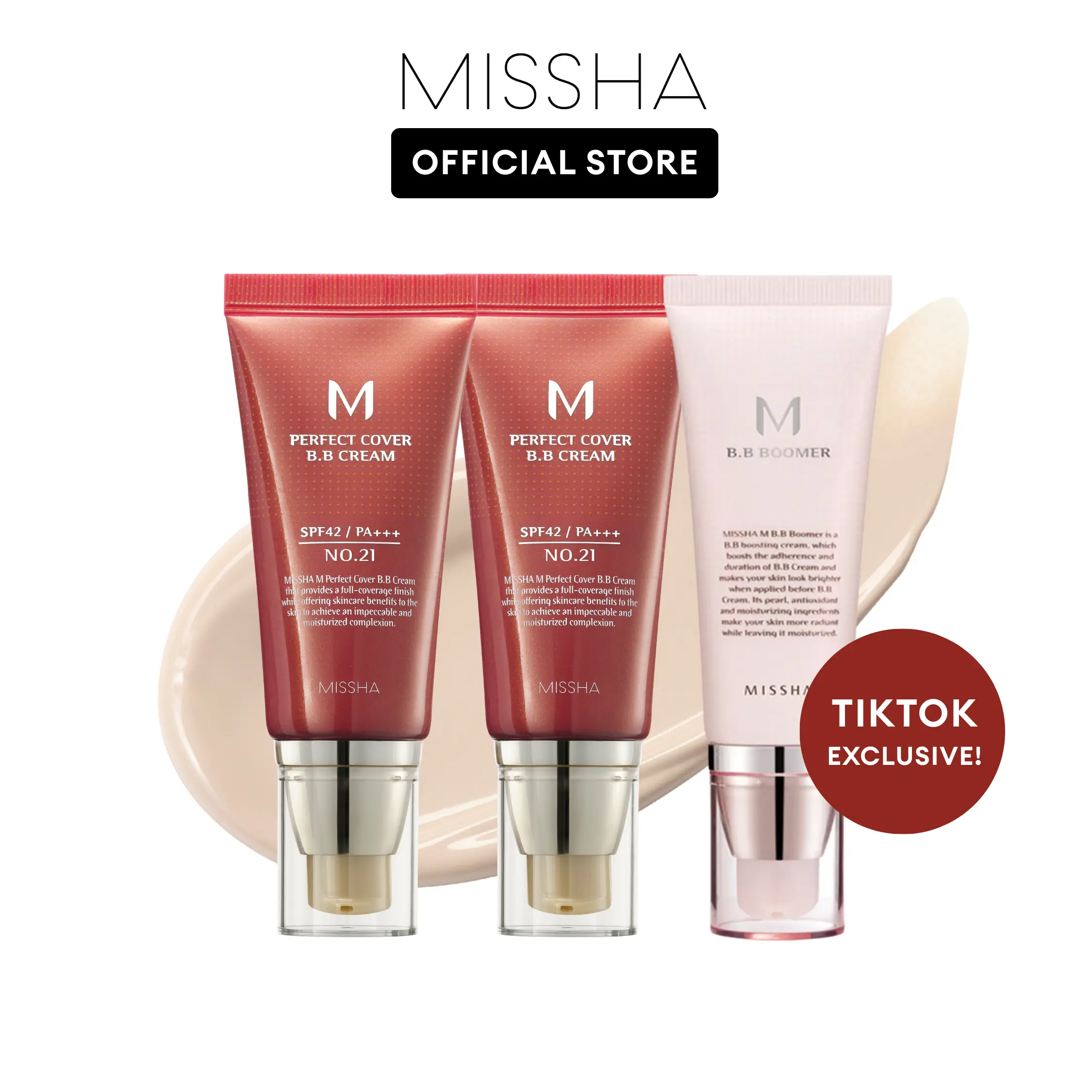 #21 Light Beige [2pcs] + BB Boomer